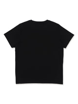 เสื้อยืดแขนสั้นผู้หญิง ทรงตรง สีดำ