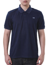 เสื้อยืดโปโลผู้ชาย ทรงตรง สีกรมท่า