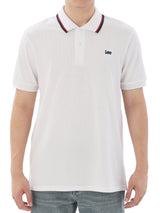 REGULAR FIT MEN'S SHORT SLEEVE POLO WHITE