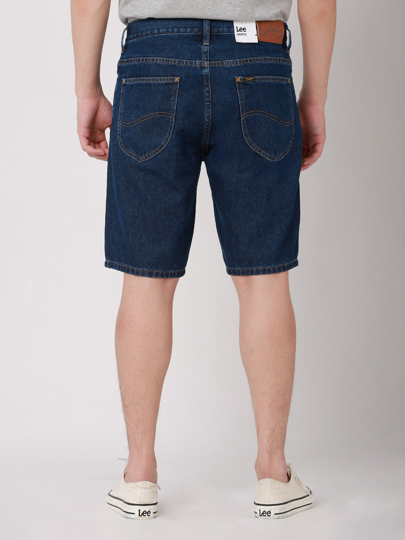 กางเกงขาสั้นผู้ชาย สียีนส์กลาง