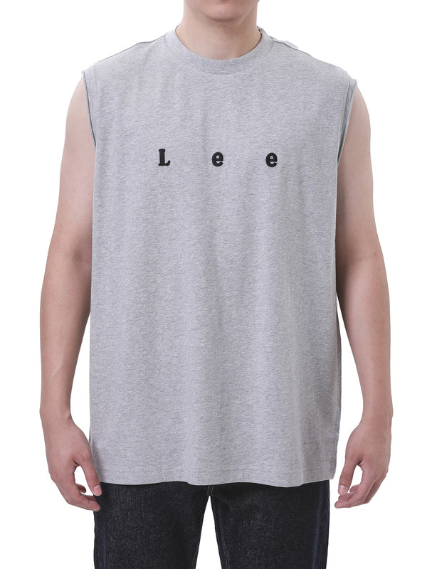 เสื้อยืดแขนกุดผู้ชาย COMFORT FIT สีเทา