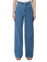 RELAXED FIT MID RISE COMFORT WOMEN'S JEANS MID INDIGO
