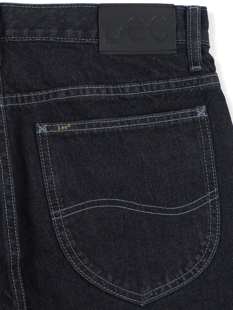 กางเกงยีนส์ผู้ชาย ทรงตรง เอวสูง ทรงตรง สียีนส์เข้ม
