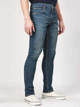 RAMONE FIT LOW RISE SLIM MEN'S JEANS DARK INDIGO