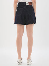 กางเกงยีนส์ขาสั้นผู้หญิง สียีนส์เข้ม