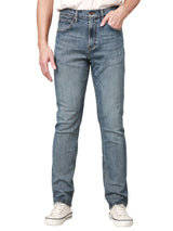 กางเกงยีนส์ผู้ชาย AUSTIN FIT เอวกลาง ทรงตรง สียีนส์อ่อน