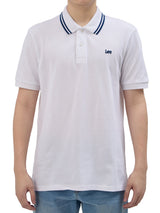 REGULAR FIT MEN'S SHORT SLEEVE POLO WHITE