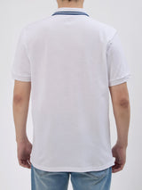 REGULAR FIT MEN'S SHORT SLEEVE POLO WHITE