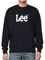 เสื้อสเวตเชิ้ตผู้ชาย LOOSE FIT สีกรมท่า