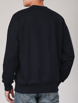 เสื้อสเวตเชิ้ตผู้ชาย LOOSE FIT สีกรมท่า