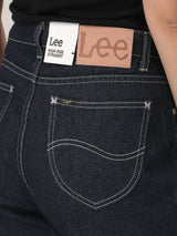 STRAIGHT FIT MID RISE REGULAR WOMEN'S JEANS DARK INDIGO