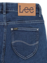 กางเกงยีนส์ผู้หญิง NORMA FIT เอวกลาง ทรงเข้ารูป สียีนส์กลาง