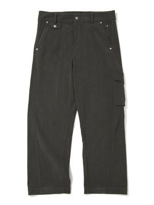 กางเกงขายาวผู้ชาย คอลเลคชั่น LEE X SAUCONY COMFORT FIT เอวกลาง ทรงกระบอก สีน้ำตาล