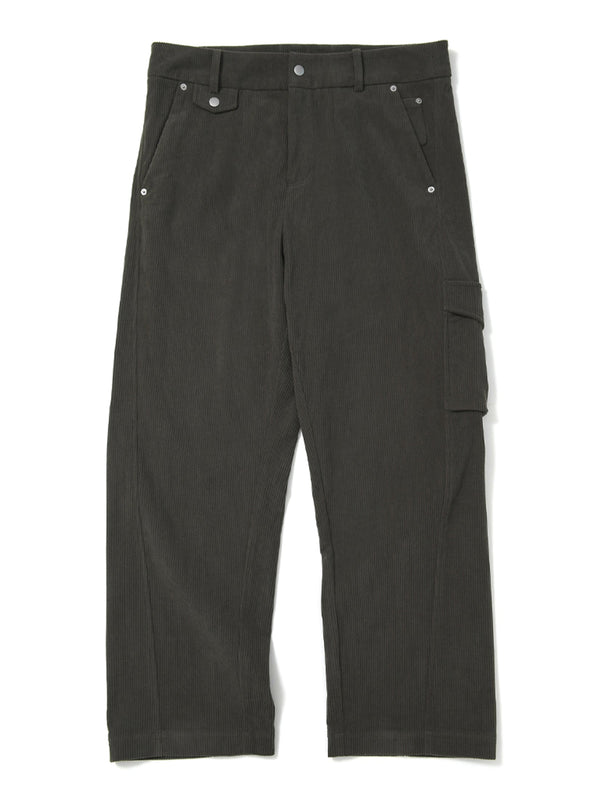 กางเกงขายาวผู้ชาย คอลเลคชั่น LEE X SAUCONY COMFORT FIT เอวกลาง ทรงกระบอก สีน้ำตาล