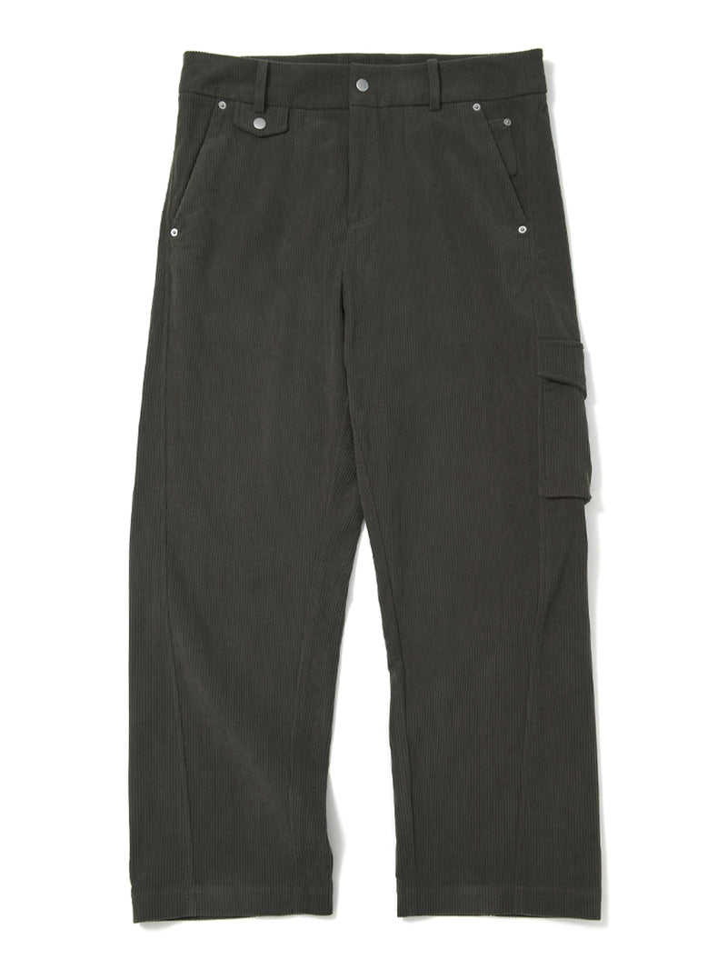 กางเกงขายาวผู้ชาย คอลเลคชั่น LEE X SAUCONY COMFORT FIT เอวกลาง ทรงกระบอก สีน้ำตาล