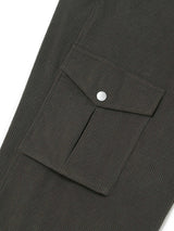 กางเกงขายาวผู้ชาย คอลเลคชั่น LEE X SAUCONY COMFORT FIT เอวกลาง ทรงกระบอก สีน้ำตาล