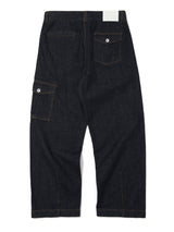 กางเกงยีนส์ผู้ชาย คอลเลคชั่น LEE X SAUCONY RELAXED FIT เอวกลาง ทรงกระบอกใหญ่ สียีนส์เข้ม (ฟอกน้อย)