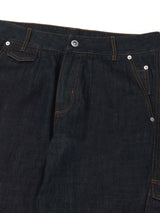 กางเกงยีนส์ผู้ชาย คอลเลคชั่น LEE X SAUCONY RELAXED FIT เอวกลาง ทรงกระบอกใหญ่ สียีนส์เข้ม (ฟอกน้อย)