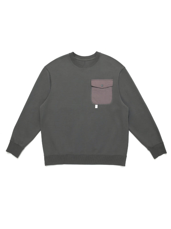 เสื้อสเวตเชิ้ตผู้ชาย คอลเลคชั่น LEE X SAUCONY RELAXED FIT สีเทา