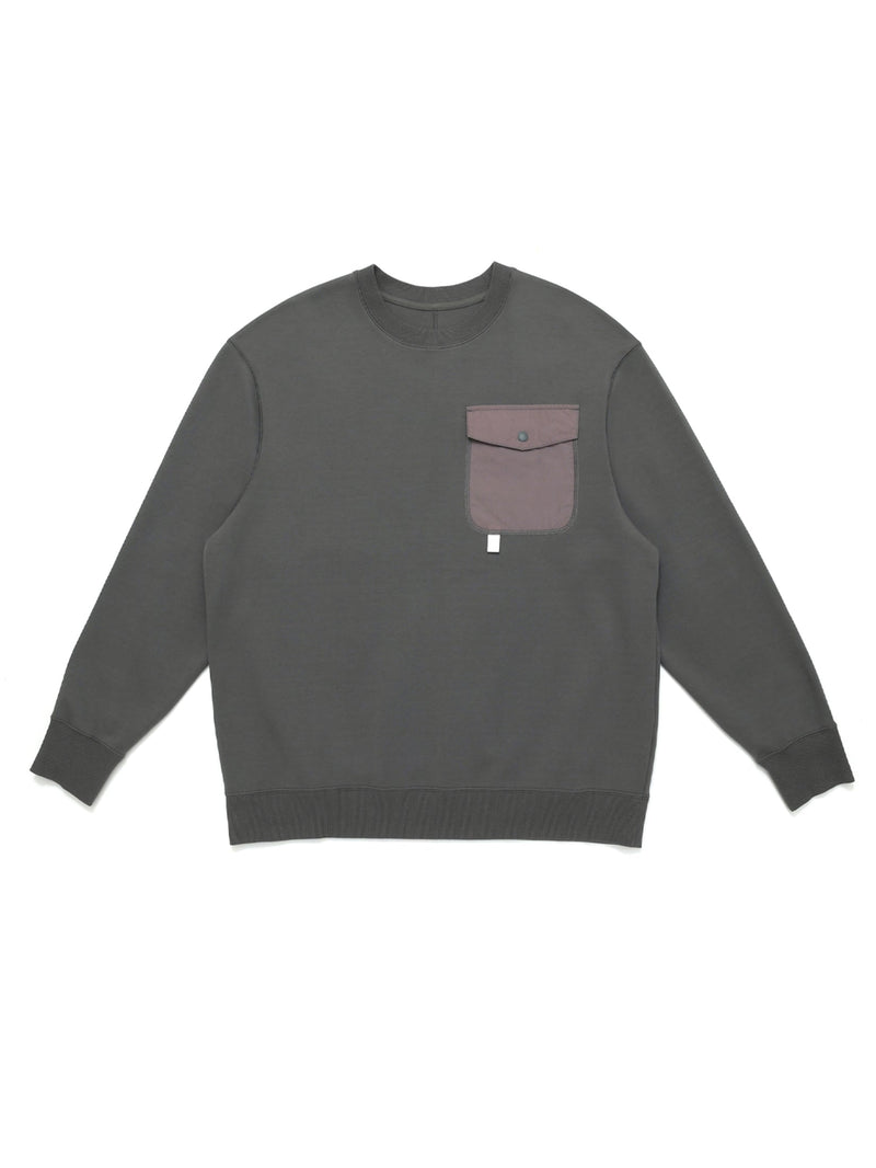 เสื้อสเวตเชิ้ตผู้ชาย คอลเลคชั่น LEE X SAUCONY RELAXED FIT สีเทา