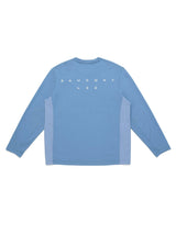 เสื้อยืดแขนยาวผู้ชาย คอลเลคชั่น LEE X SAUCONY RELAXED FIT สีฟ้า