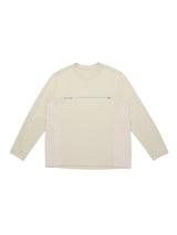 เสื้อยืดแขนยาวผู้ชาย คอลเลคชั่น LEE X SAUCONY RELAXED FIT สีครีม