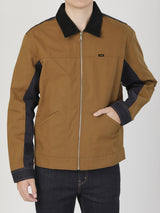 REGULAR FIT MEN'S JACKET BROWN
