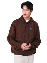 COMFORT FIT DENIM OBSESSION COLLECTION MEN'S PULLOVER HOODIE BROWN