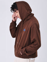 COMFORT FIT DENIM OBSESSION COLLECTION MEN'S PULLOVER HOODIE BROWN