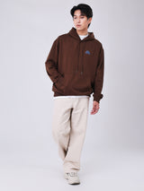COMFORT FIT DENIM OBSESSION COLLECTION MEN'S PULLOVER HOODIE BROWN
