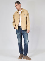 เสื้อแจ็คเก็ตผู้ชาย คอลเลคชั่น 101 ทรงตรง สีน้ำตาล