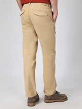 REGULAR FIT 101 COLLECTION MID RISE MEN'S PANTS BROWN