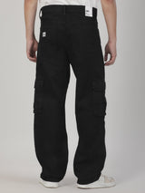 กางเกงยีนส์ผู้ชาย คอลเลคชั่น DENIM OBSESSION EASY RIDERS FIT เอวกลาง ต้นขากว้าง สีดำ