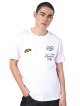 เสื้อยืดแขนสั้นผู้ชาย คอลเลคชั่น 101 COMFORT FIT สีขาว