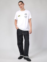 เสื้อยืดแขนสั้นผู้ชาย คอลเลคชั่น 101 COMFORT FIT สีขาว