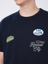 เสื้อยืดแขนสั้นผู้ชาย คอลเลคชั่น 101 COMFORT FIT สีกรมท่า