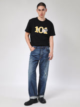 เสื้อยืดแขนสั้นผู้ชาย คอลเลคชั่น 101 COMFORT FIT สีดำ