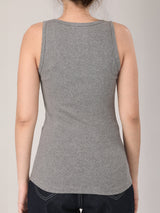 เสื้อกล้ามผู้หญิง ทรงตรง สีเทา
