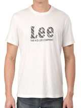 เสื้อยืดแขนสั้นผู้ชาย ทรงตรง สีครีม