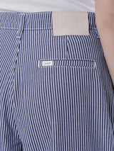 กางเกงยีนส์ผู้หญิง คอลเลคชั่น DENIM OBSESSION WIDE LEG FIT เอวสูง ทรงขากว้าง สียีนส์เข้ม