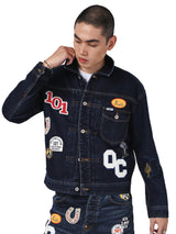 เสื้อแจ็คเก็ตผู้ชาย คอลเลคชั่น 101 COMFORT FIT สียีนส์เข้ม