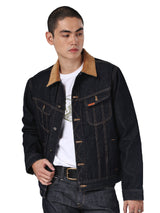 เสื้อแจ็คเก็ตผู้ชาย คอลเลคชั่น 101 COMFORT FIT สียีนส์เข้ม