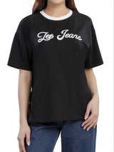 OVERSIZE FIT WOMEN'S SHORT SLEEVE T-SHIRT BLACK
