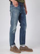 KNOX FIT 101 COLLECTION MID RISE REGULAR MEN'S JEANS LIGHT INDIGO