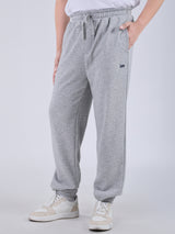 กางเกงขายาวผู้ชาย JOGGER FIT เอวกลาง จ็อกเกอร์ สีเทา