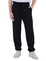 JOGGER FIT MID RISE MEN'S PANTS BLACK