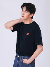 COMFORT FIT MEN'S SHORT SLEEVE T-SHIRT NAVY