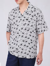 COMFORT FIT MEN'S SHORT SLEEVE SHIRT WHITE