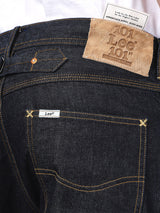 RETRO STRAIGHT FIT 101 COLLECTION HIGH RISE COMFORT MEN'S JEANS (BLUE SELVEDGE) DARK INDIGO