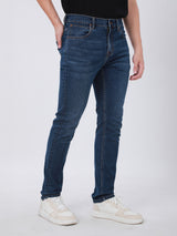 POWELL FIT LOW RISE SLIM MEN'S JEANS MID INDIGO